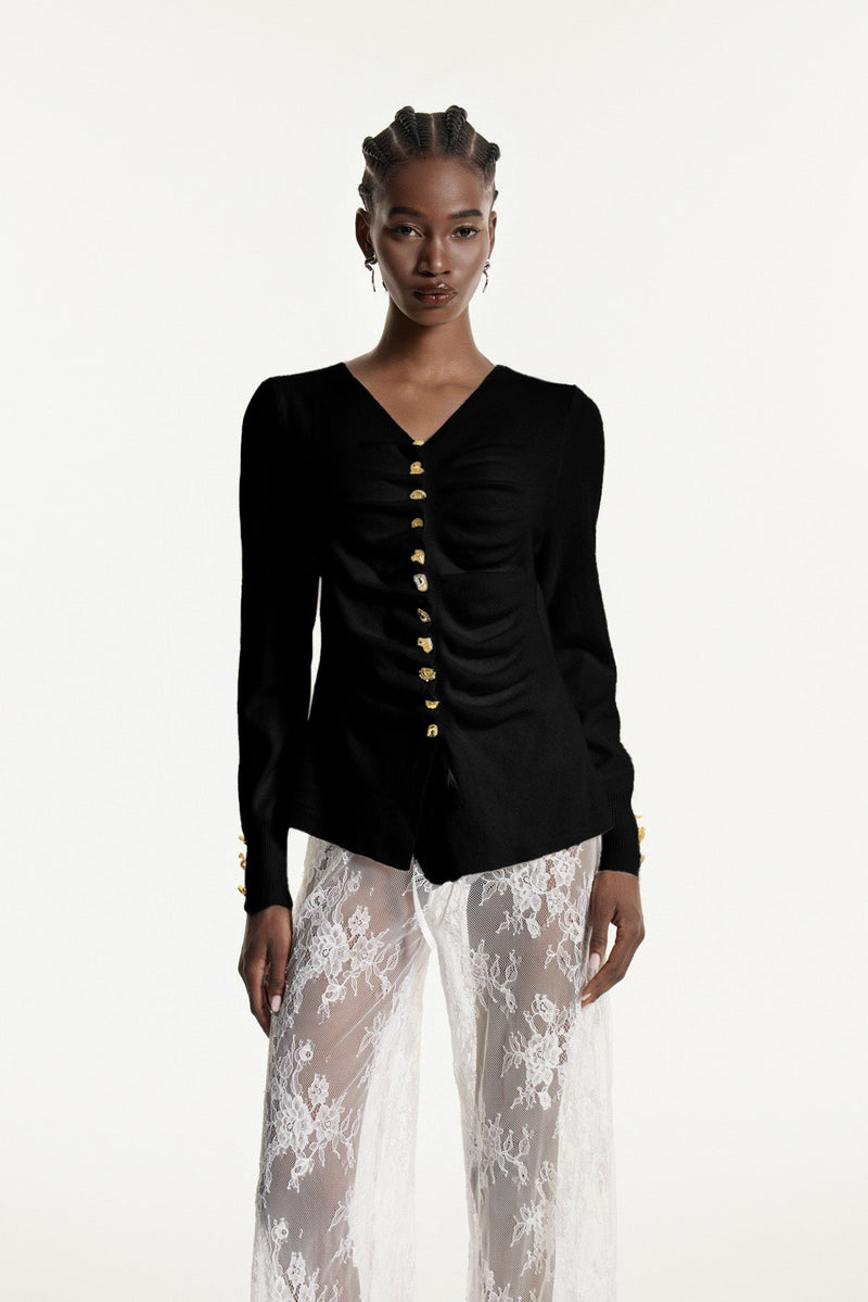 A Vintage Style Top with Delicate Timeless Details