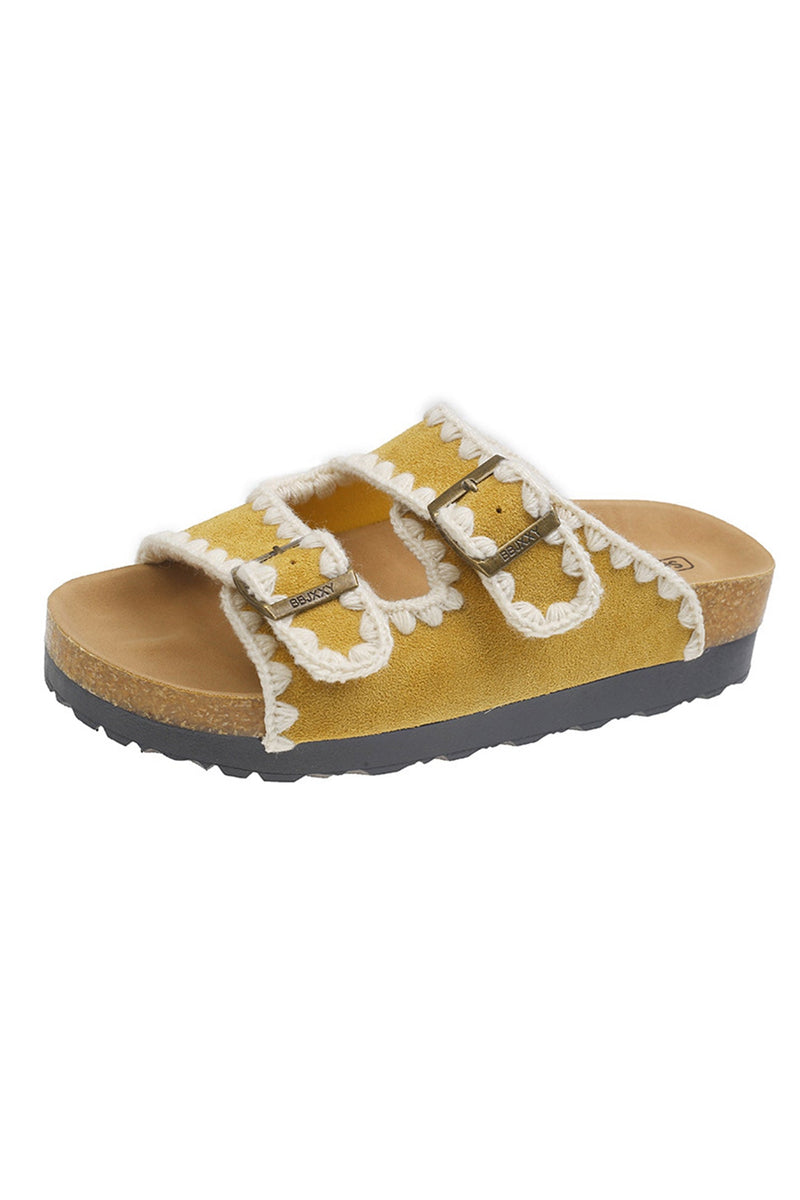 A Vintage Style Sandals with Delicate Timeless Details