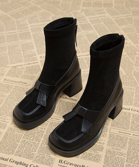 A Vintage Style Boots with Delicate Timeless Details