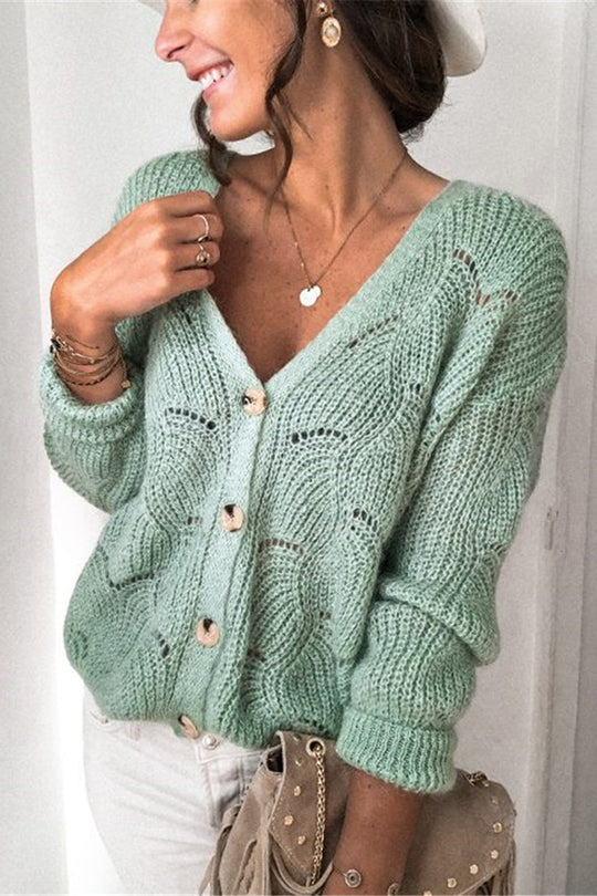 Classic Vintage Cardigan with a Flattering Fit
