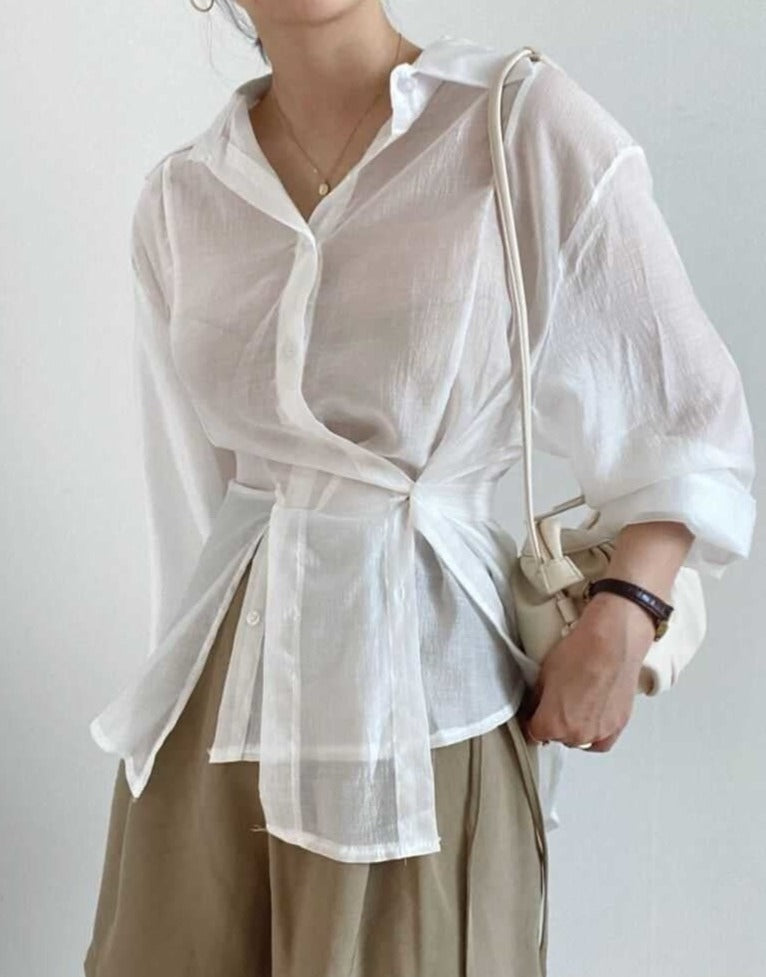 A Vintage Style Blouse with Delicate Timeless Details