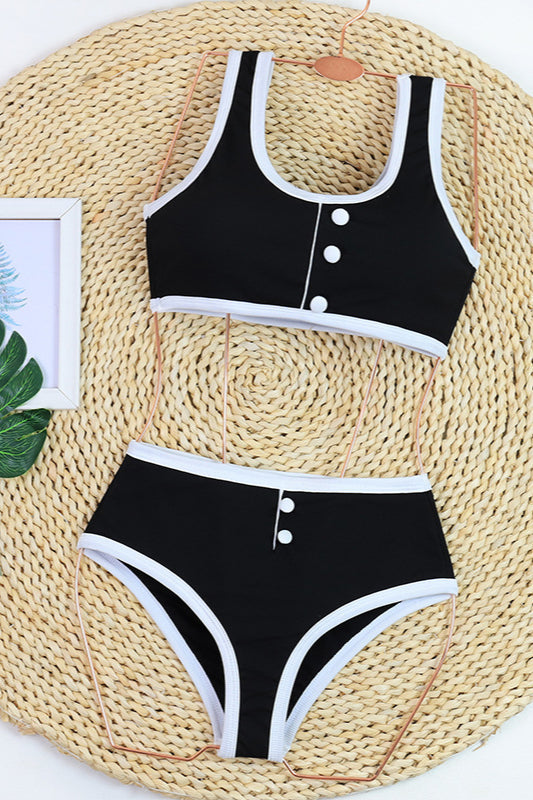 Classic Vintage Bikini with a Flattering Fit