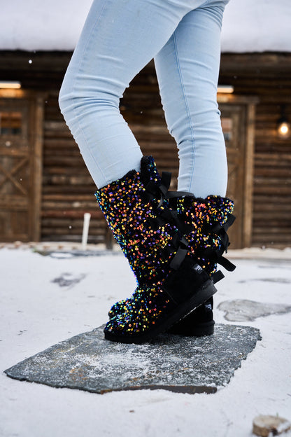 A Vintage Style Boots with Delicate Timeless Details