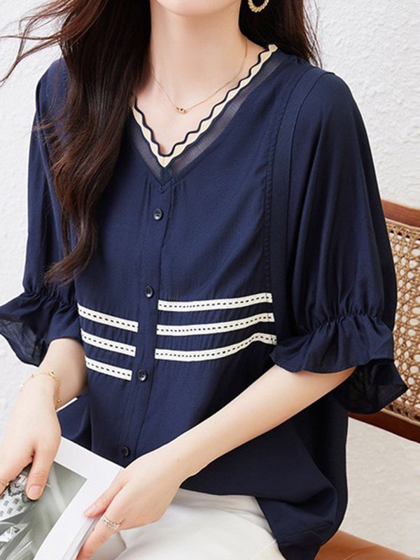 Vintage Inspired Blouse with a Contemporary Edge
