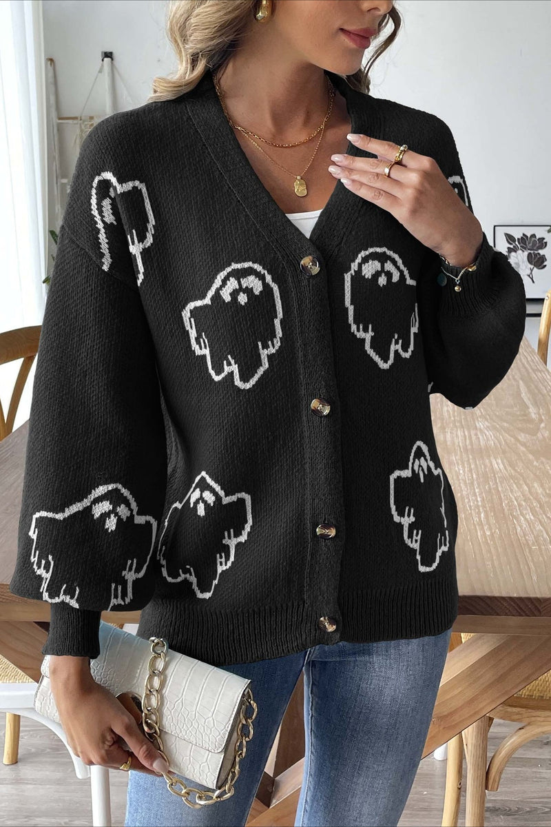 Well Tailored Cardigan with a Graceful Silhouette