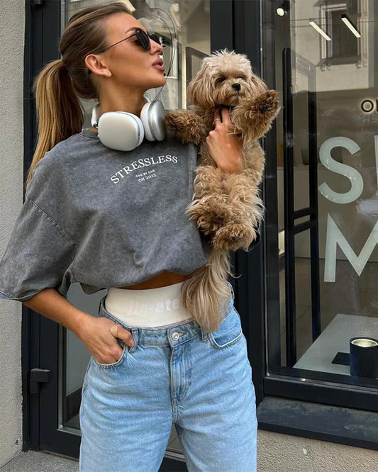 A Vintage Style T-Shirt with Delicate Timeless Details