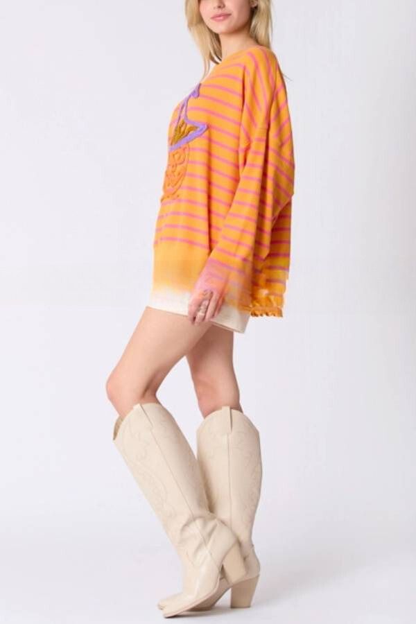 Vintage Inspired Sweater with a Contemporary Edge
