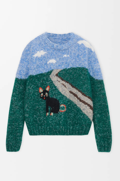 Vintage Inspired Sweater with a Contemporary Edge