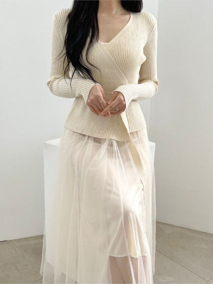 A Vintage Style Sweater with Delicate Timeless Details