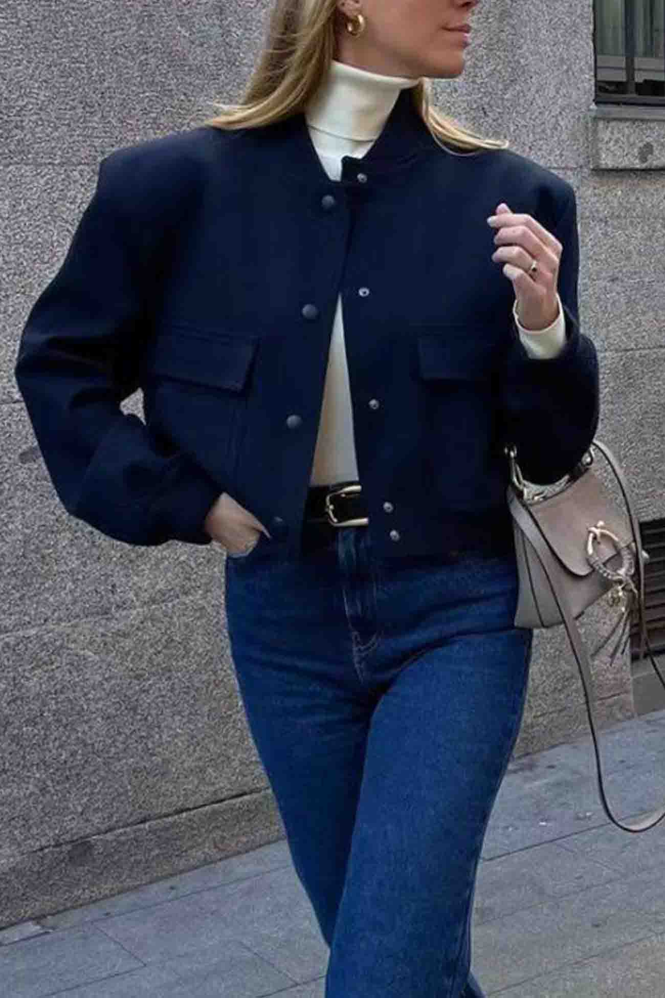 A Vintage Style Jacket with Delicate Timeless Details
