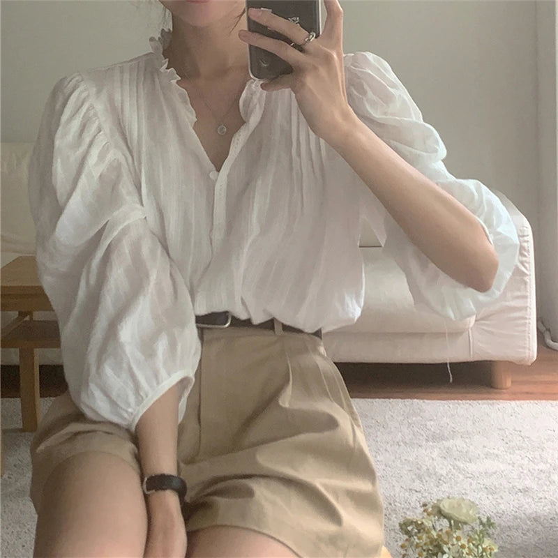 Beautifully Finished Blouse in a Timeless Design