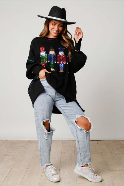 A Vintage Style Sweater with Delicate Timeless Details