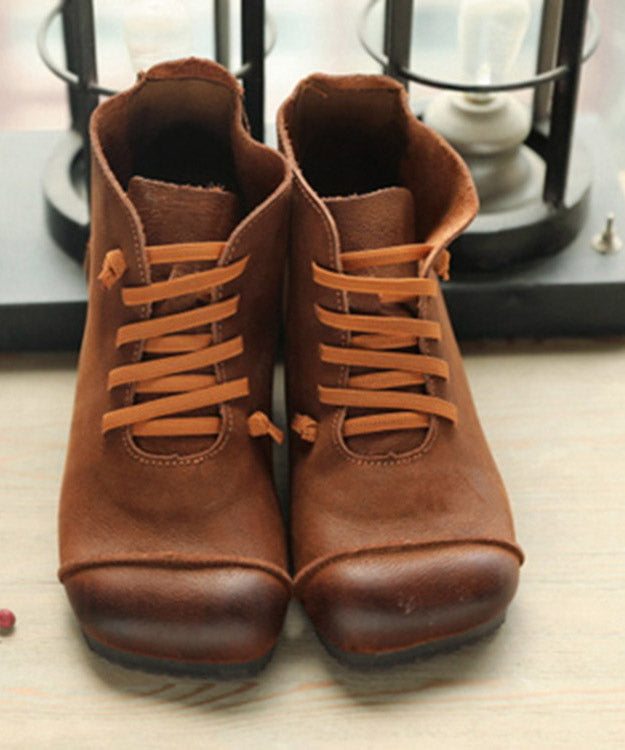 A Vintage Style Boots with Delicate Timeless Details