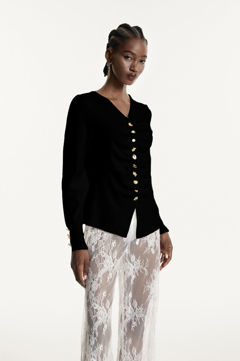 A Vintage Style Top with Delicate Timeless Details