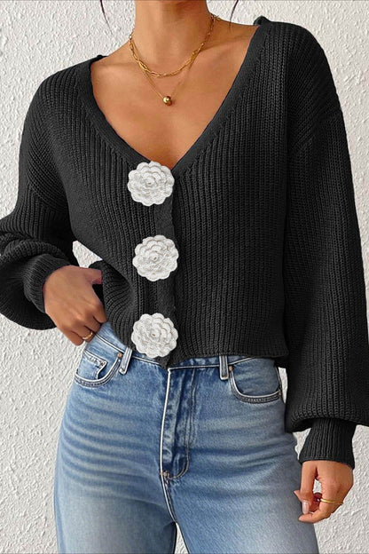 A Vintage Style Sweater with Delicate Timeless Details