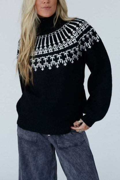 Classic Vintage Sweater with a Flattering Fit