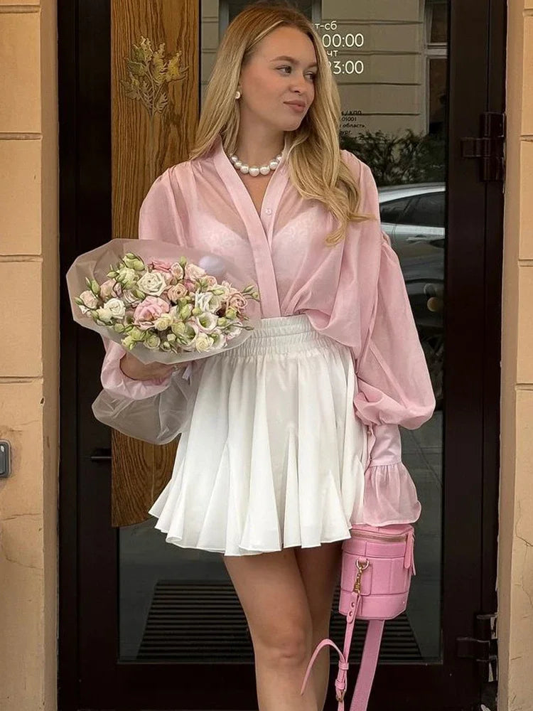 Vintage Inspired Blouse with a Contemporary Edge