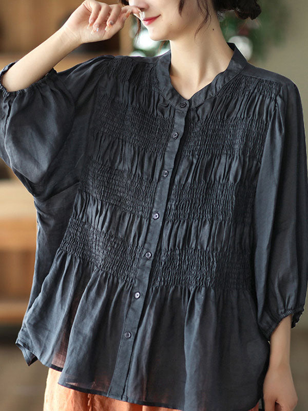 Classic Vintage Blouse with a Flattering Fit