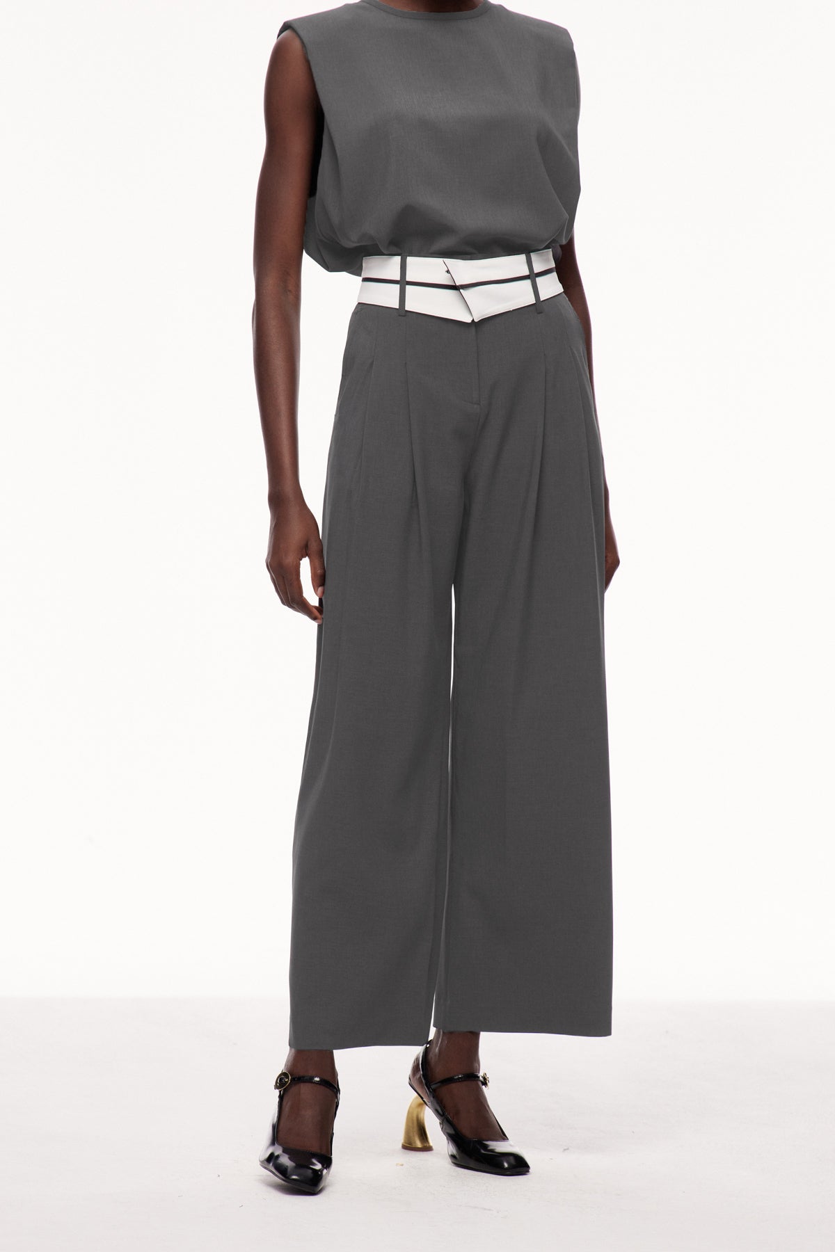 A Vintage Style Pants with Delicate Timeless Details