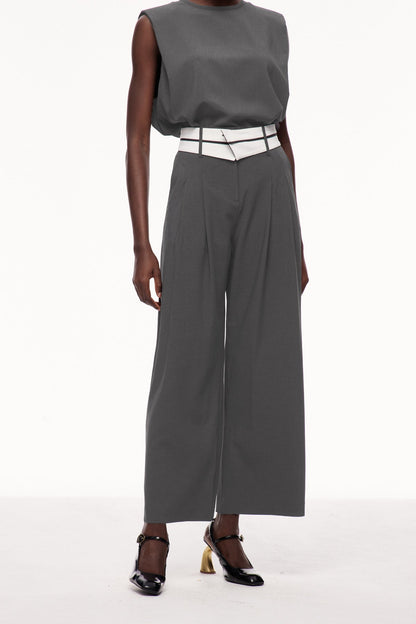 A Vintage Style Pants with Delicate Timeless Details