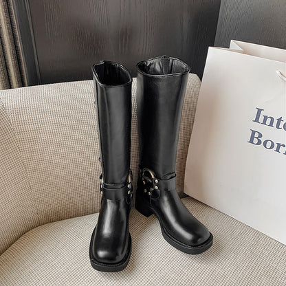 A Vintage Style Boots with Delicate Timeless Details