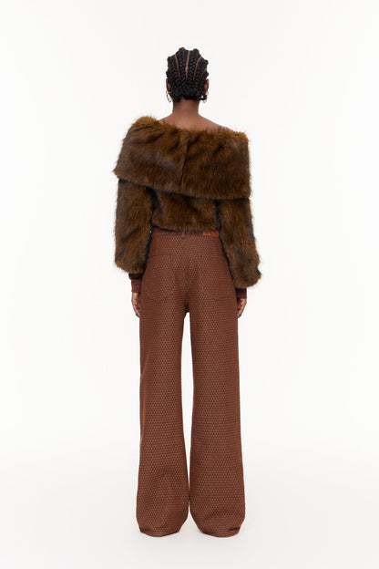 A Vintage Style Pants with Delicate Timeless Details
