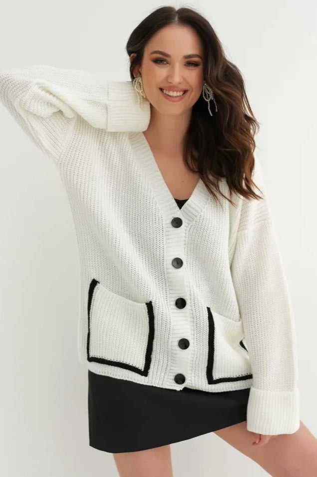 A Vintage Style Cardigan with Delicate Timeless Details