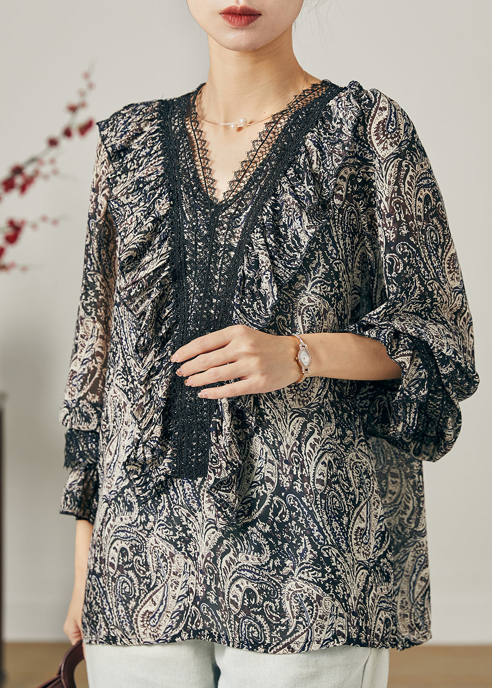A Vintage Style Shirt with Delicate Timeless Details
