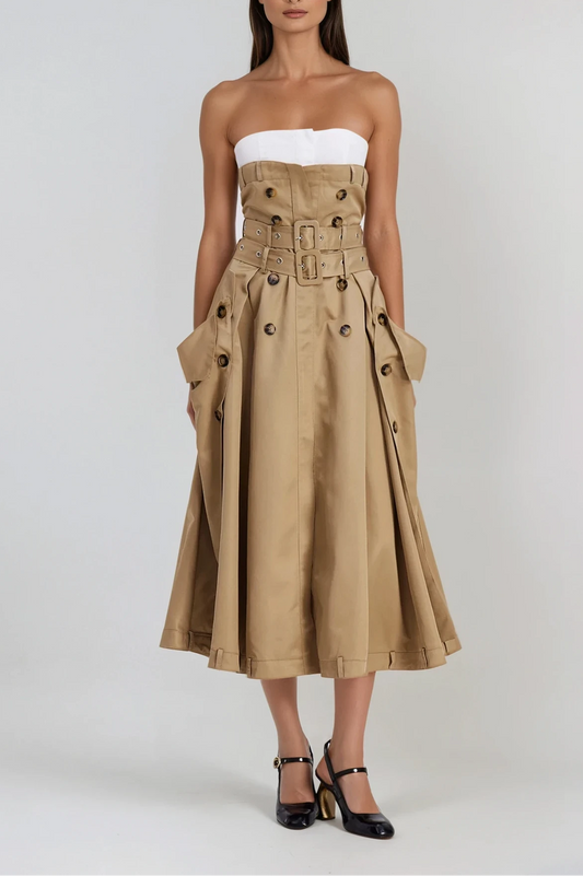 A Vintage Style Dress with Delicate Timeless Details
