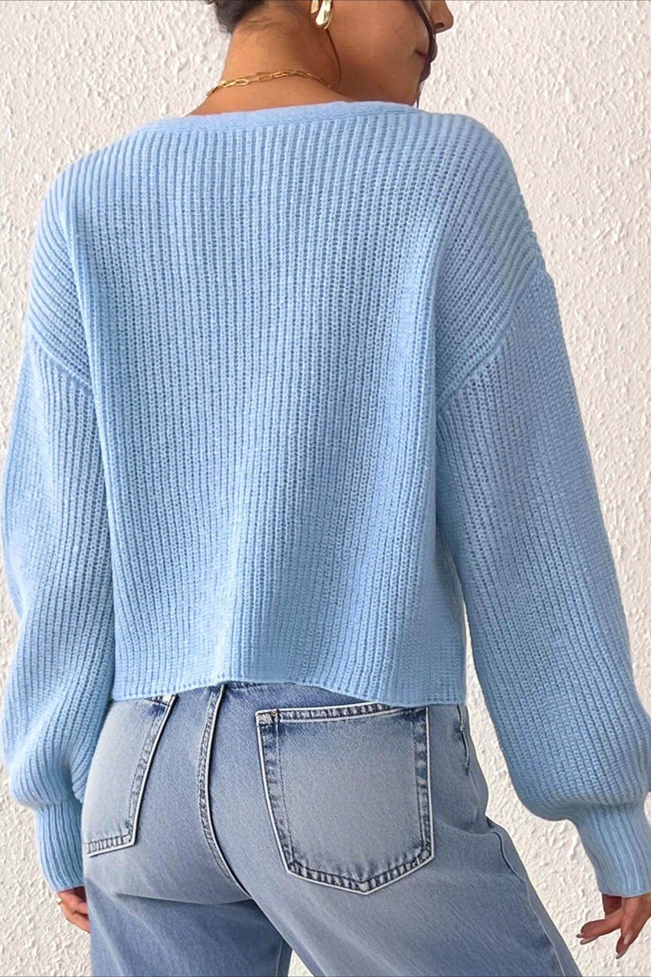 A Vintage Style Sweater with Delicate Timeless Details
