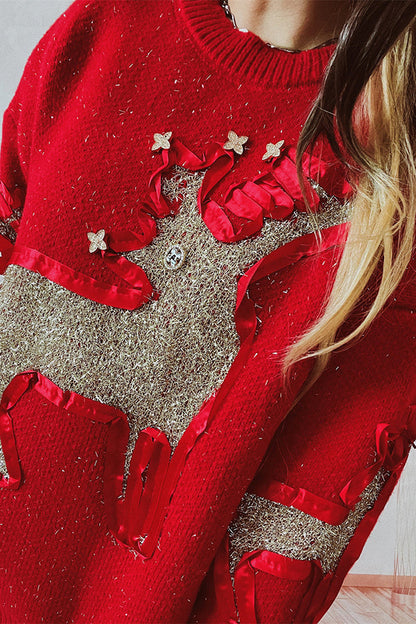 A Vintage Style Sweater with Delicate Timeless Details