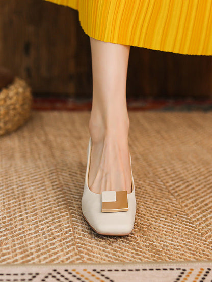 A Vintage Style Shoes with Delicate Timeless Details