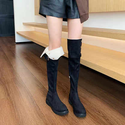 A Vintage Style Boots with Delicate Timeless Details