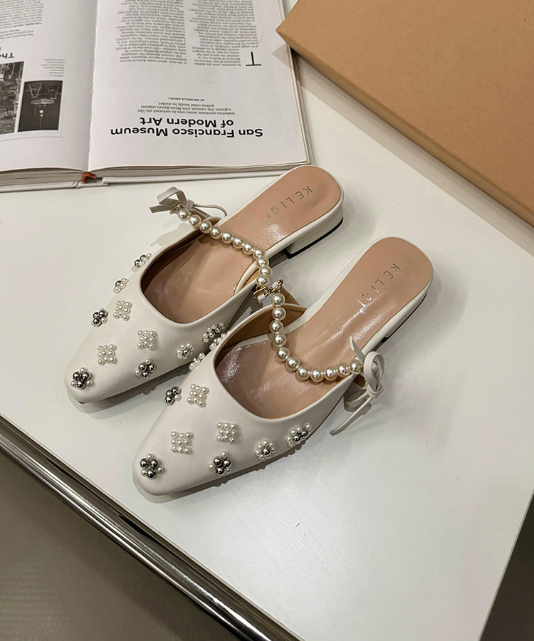 A Vintage Style Sandals with Delicate Timeless Details
