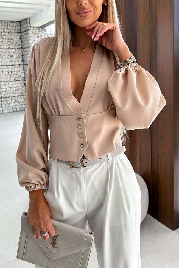A Vintage Style Blouse with Delicate Timeless Details