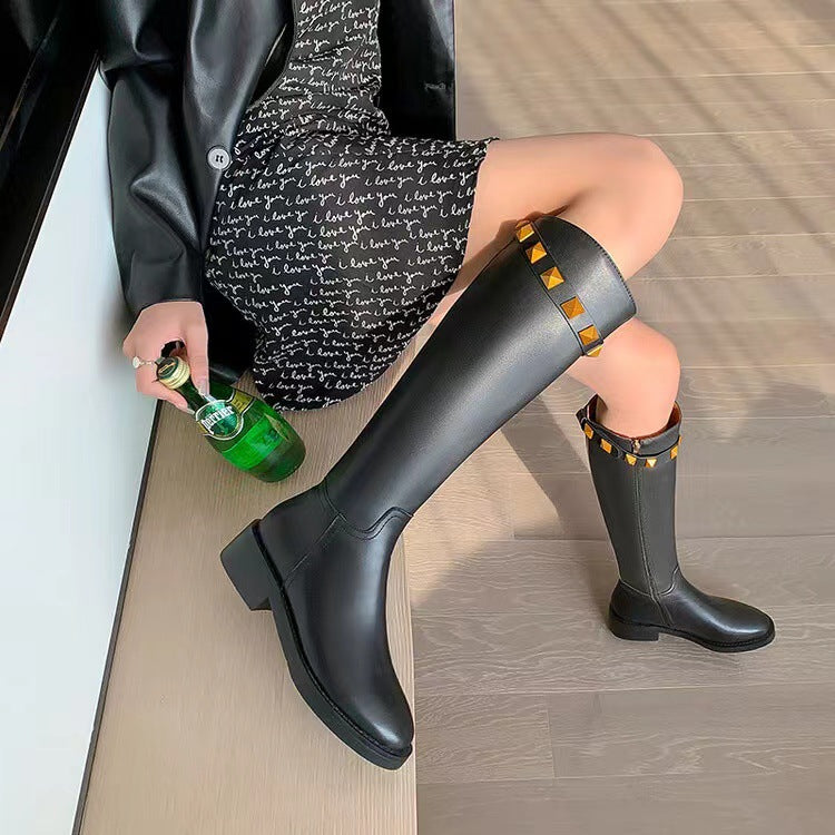 A Vintage Style Boots with Delicate Timeless Details