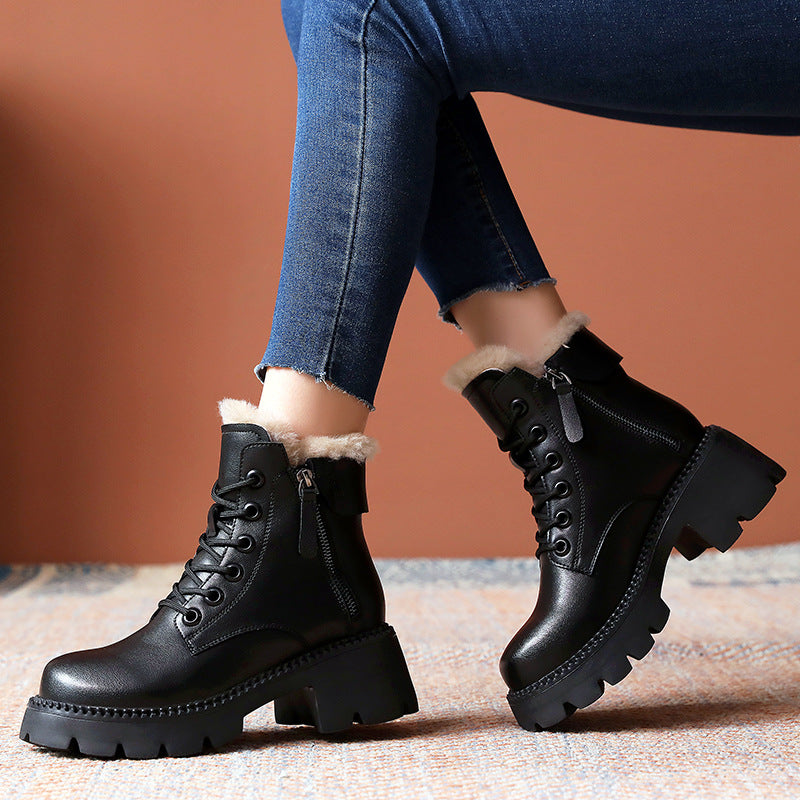A Vintage Style Boots with Delicate Timeless Details