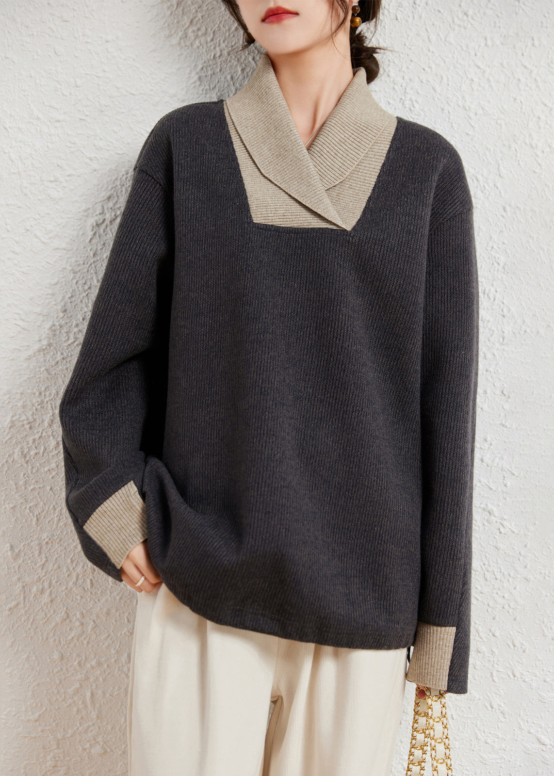 Beautifully Finished Sweater in a Timeless Design