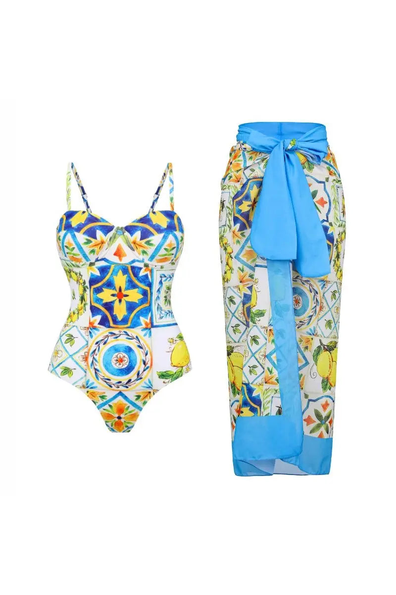 Beautifully Finished Swimsuit in a Timeless Design