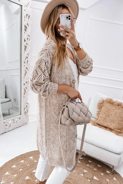 Classic Vintage Cardigan with a Flattering Fit