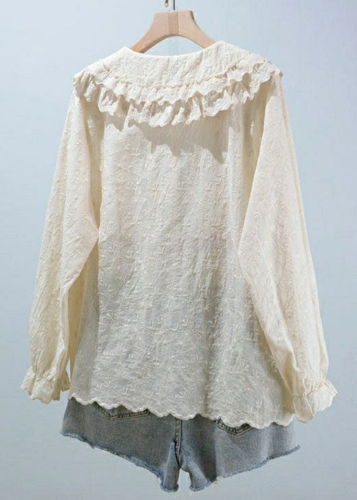 A Vintage Style Blouse with Delicate Timeless Details