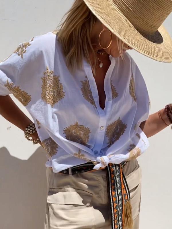 A Vintage Style Shirt with Delicate Timeless Details