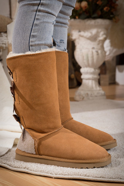 A Vintage Style Boots with Delicate Timeless Details