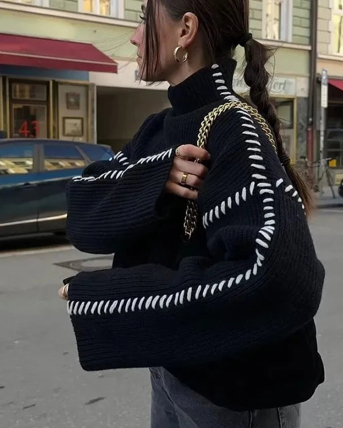 Well Tailored Sweater with a Graceful Silhouette