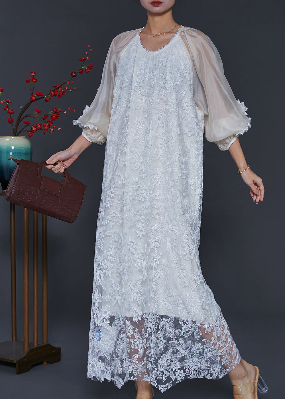 A Vintage Style Dress with Delicate Timeless Details