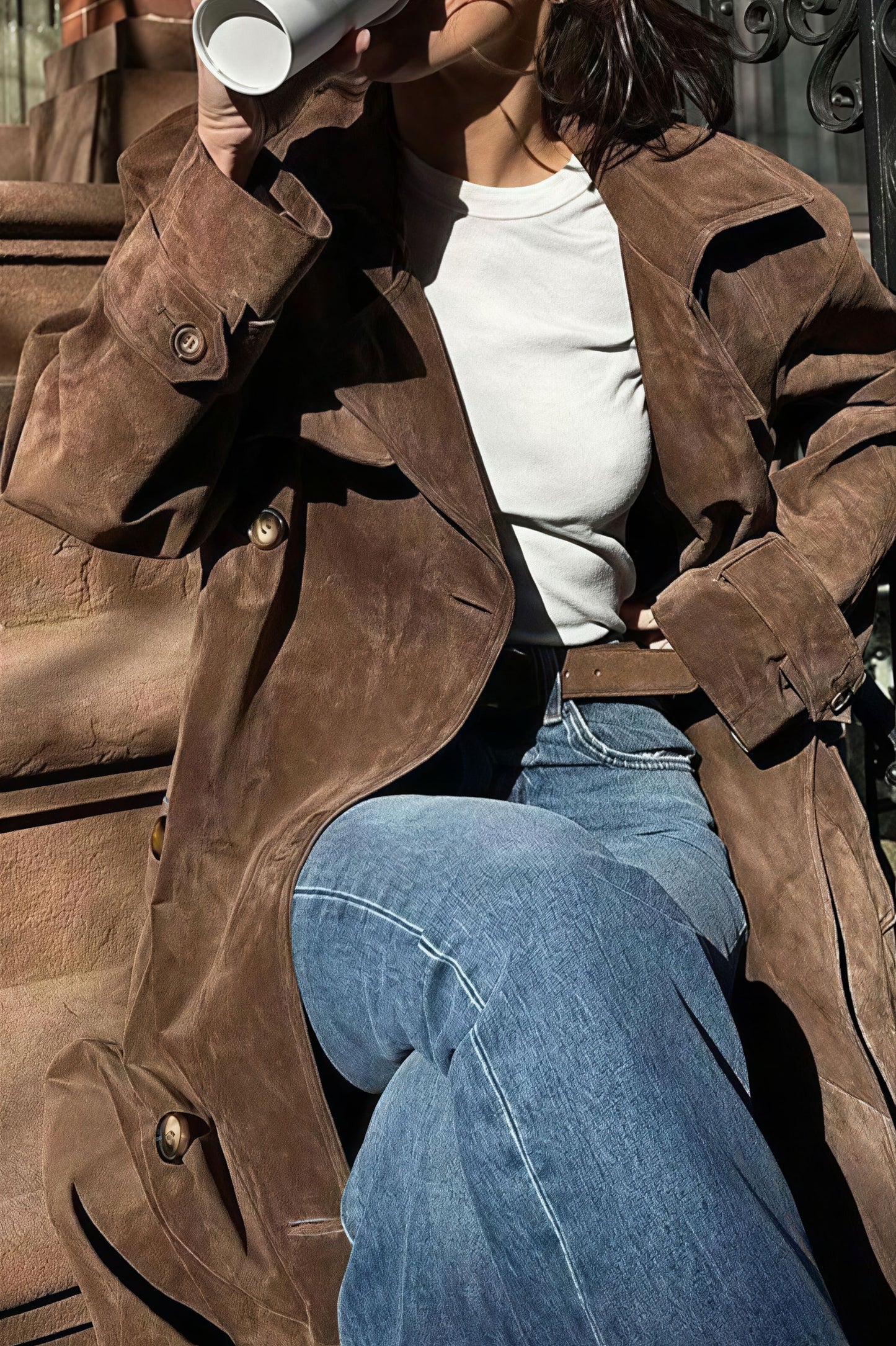 Well Tailored Coat with a Graceful Silhouette