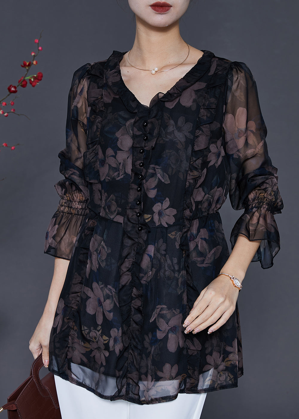 Gracefully Styled Top for Any Occasion