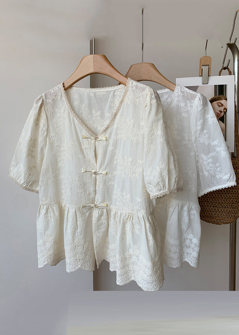 A Vintage Style Shirt with Delicate Timeless Details
