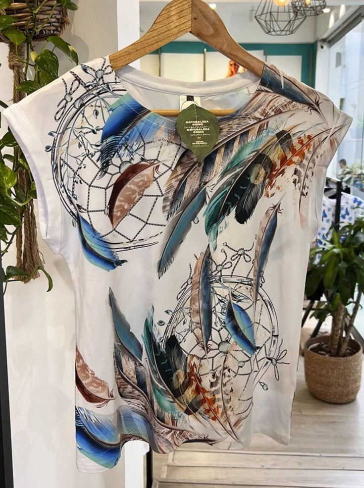 A Vintage Style T-Shirt with Delicate Timeless Details