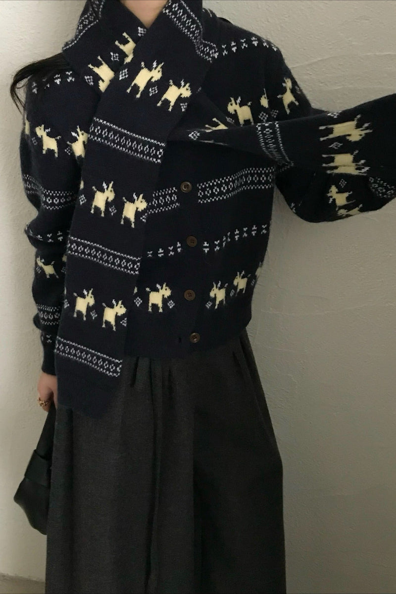 Vintage Inspired Cardigan with a Contemporary Edge